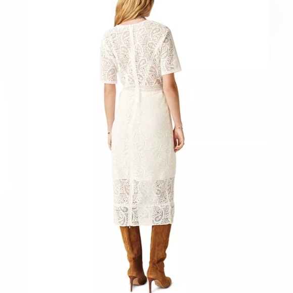 ba&sh Cream Lace Midi Dress - Picture 4 of 8